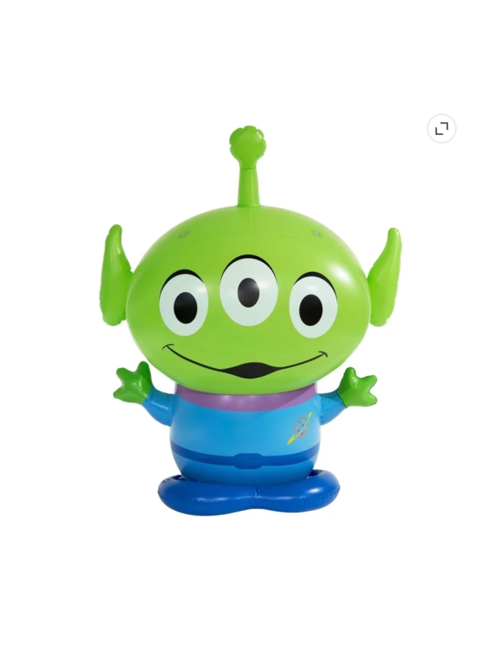 NEW Disney Toy Story Alien Inflatable Sprinkler One Size Green Blue